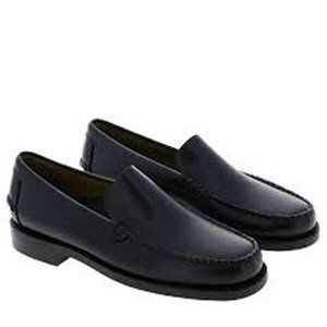 New! Sebago Frank Citysides 70015A0 Mens Black Leather Loafers 11 M DD306
